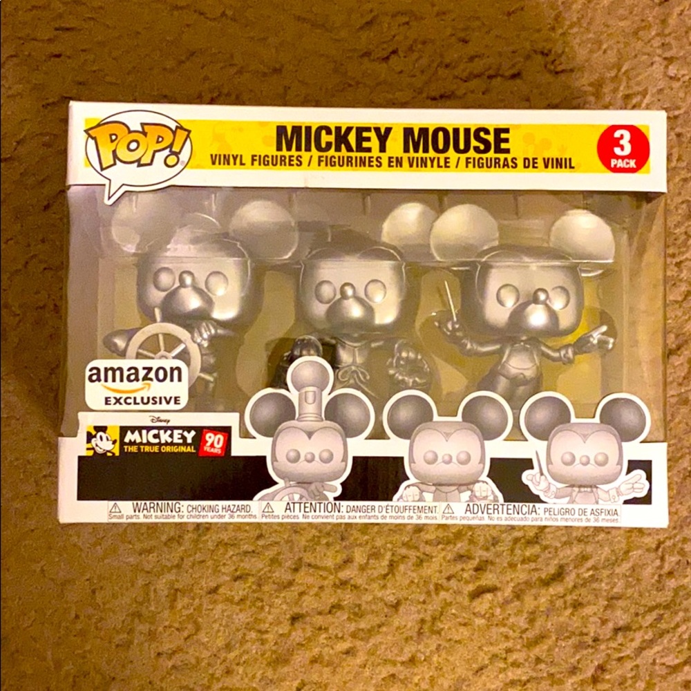 Funko Pop! Mickey Mouse 3 Pack Exclusive